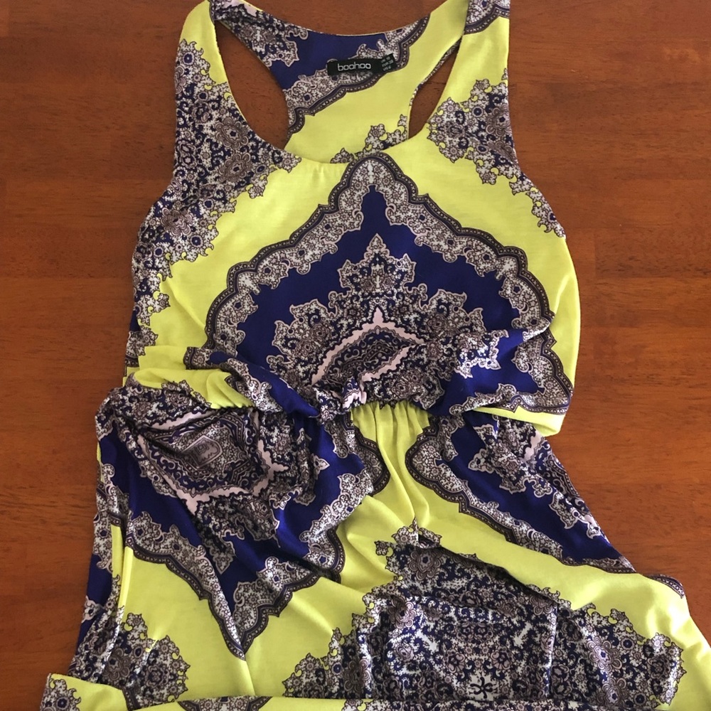 Paisley print maxi dress